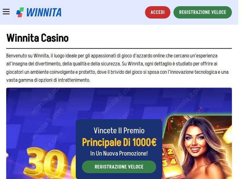 Migliore winnita casinò a Italy